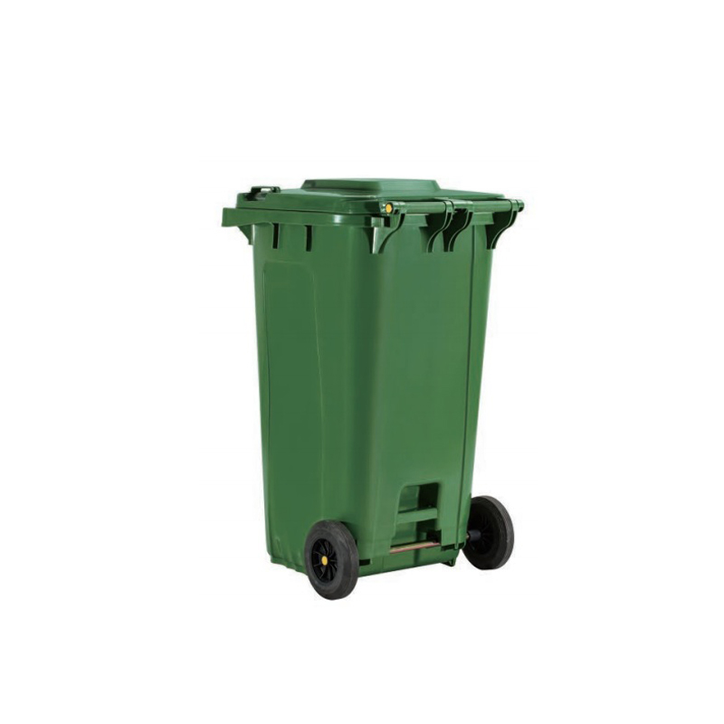 120L Two Wheels Mobile Outdoor Plastic Garbage Container Buy Outdoor